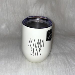 NWT Rae Dunn MAMA BEAR 🐻 wine glass 🍷